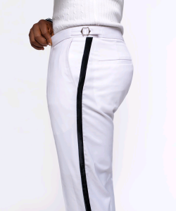 SATIN STRIPE TUXEDO PANTS Nigeria 