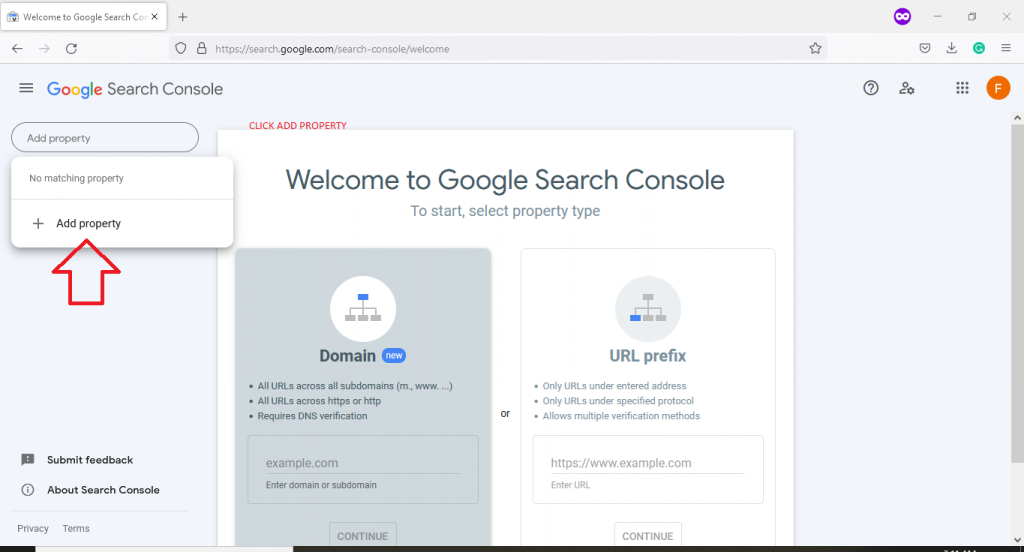 search console add a site how to add website to google search console. FAST SEO 2022