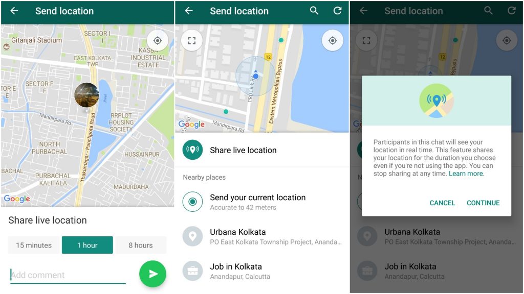 How to send Fake Live location on whatsapp