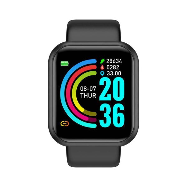 D20 Smart Watch Y68 Bluetooth Fitness Tracker Sports Watch Heart Rate Monitor Blood Pressure Smart Bracelet 1 D20 Smart Watch Y68 Bluetooth Fitness Tracker Sports
