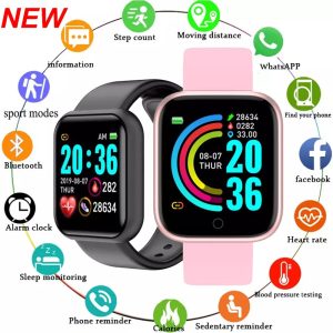 D20 Smart Watch Y68 Bluetooth Fitness Tracker Sports