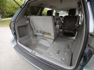 Cargo space 2010 Toyota sienna
