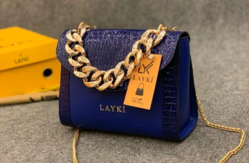 blue layki bag