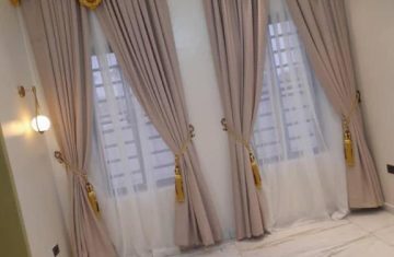 curtain and window blind