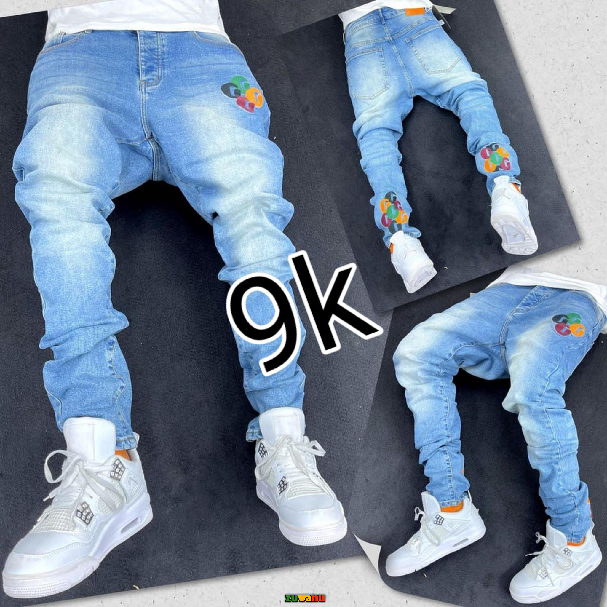 stock jeans for male blue color