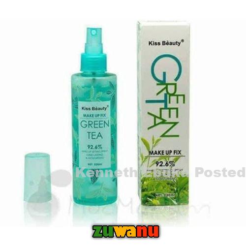 Green tea makeup spray