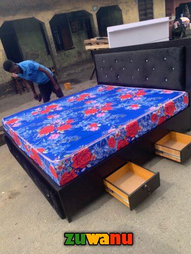 6×6 x 12 mattress  with Bedframe