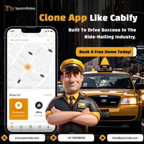 Ride-Hailing Business app development- Cabify Clone App