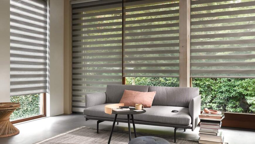 Window blinds for sitting room