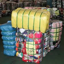 Bales of clothes first grade