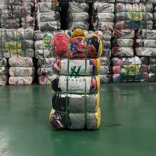 Bales of clothes first grade