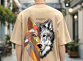 men-s-brown-beast-within-graphic-printed-oversized-t-shirt