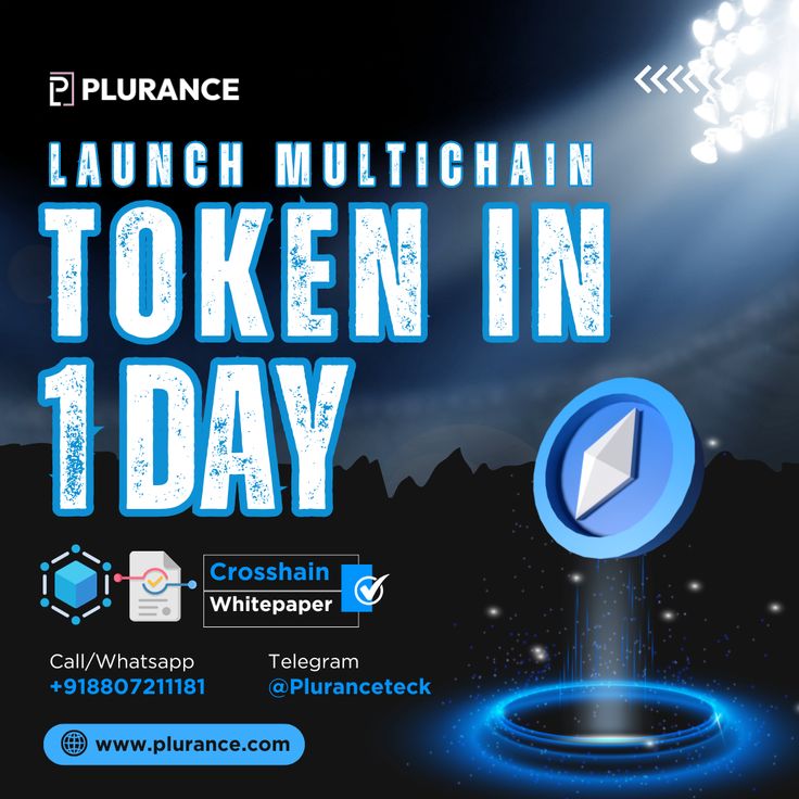 Launch your  End-to-End Crypto Token Development services with plurance