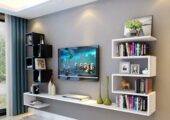 television wall shelves