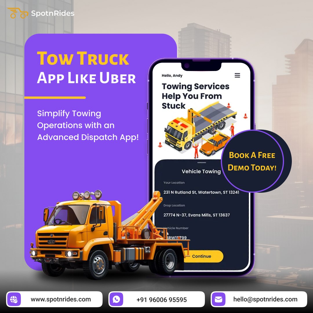 Custom Towing Software Development With AI To Optimize Your Fleet & Dispatch Process
