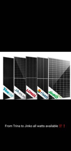 Solar inverter and panels