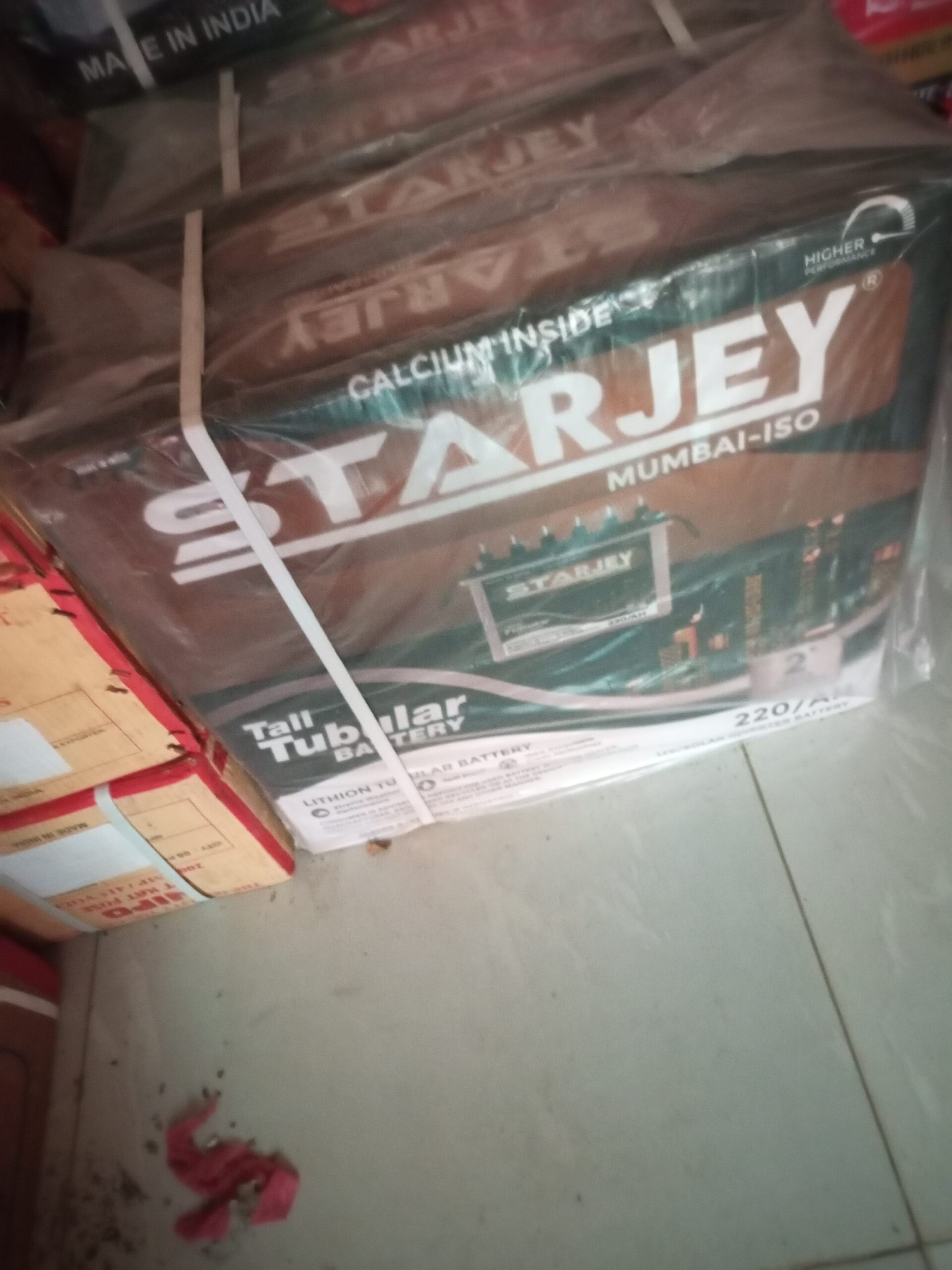 Solar tubular batteries