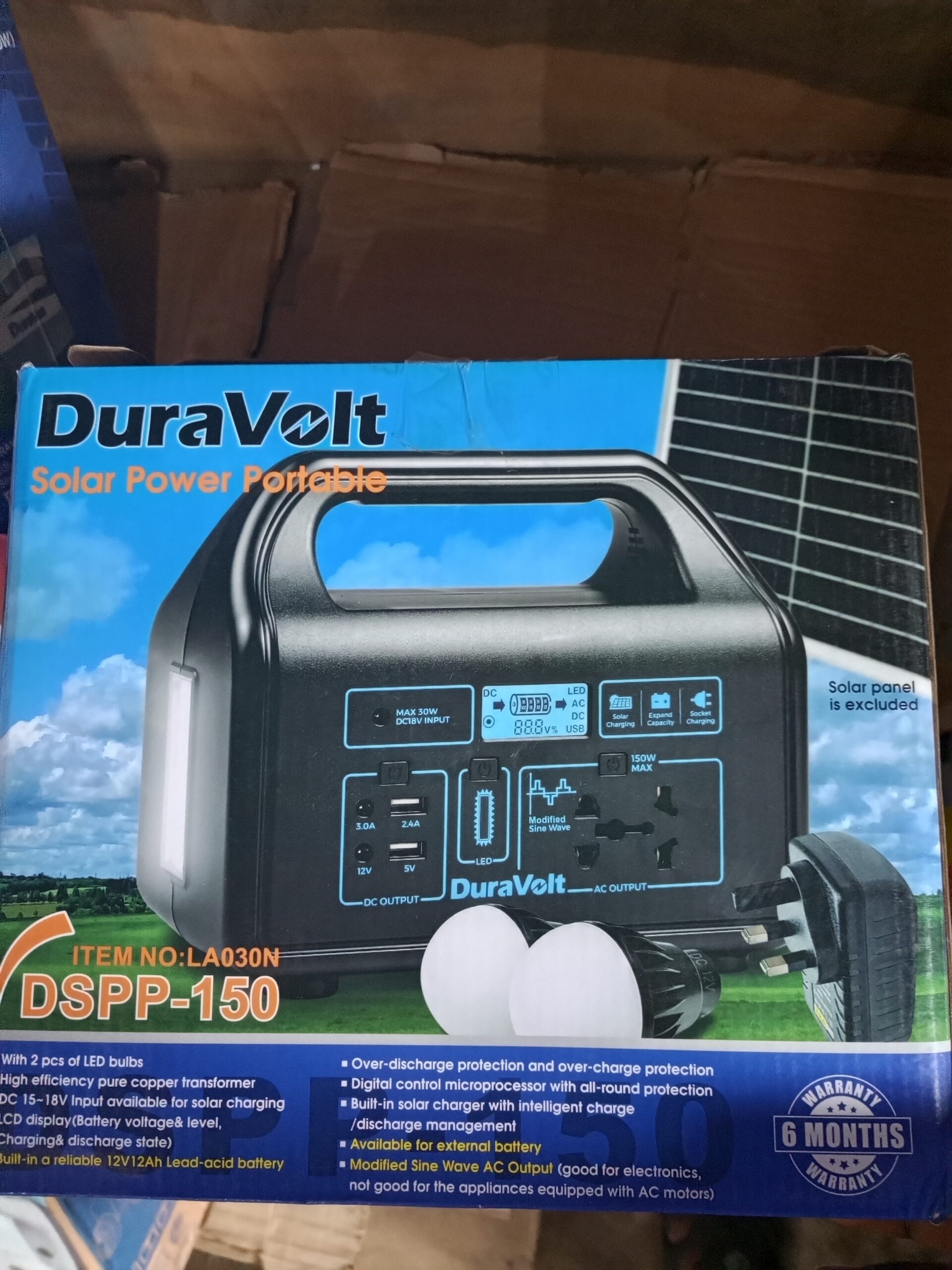 DURA VOLT SOLAR REACHABLE KIT