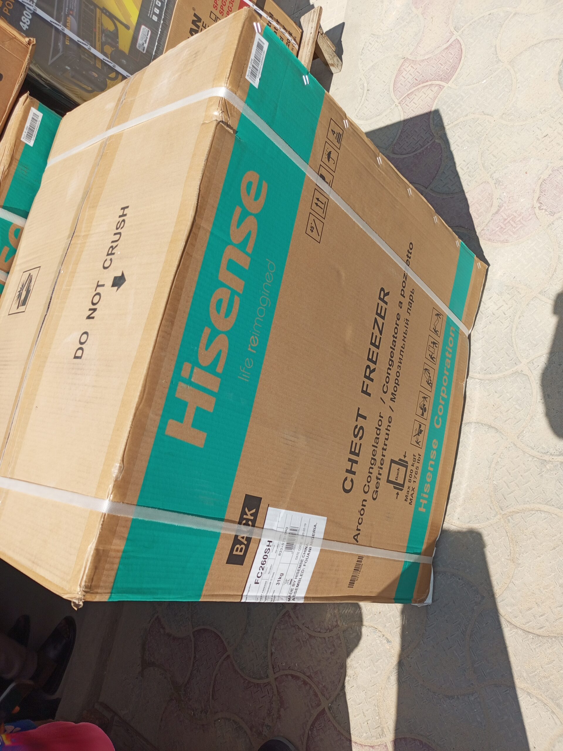 Hisense and Nexus chest freezer