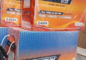 Solar tubular batteries
