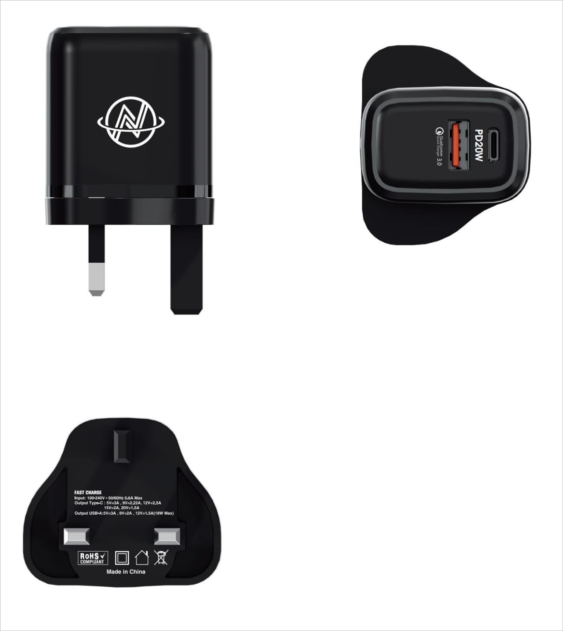 Nnaoma 40w fast charger type c owerri