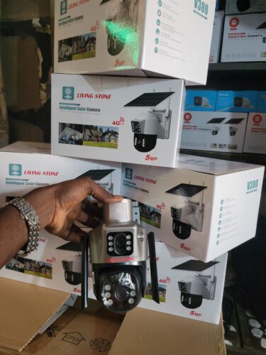 PTZ DUAL lens solar camera CCtv📸