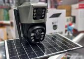 PTZ DUAL lens solar camera CCtv📸