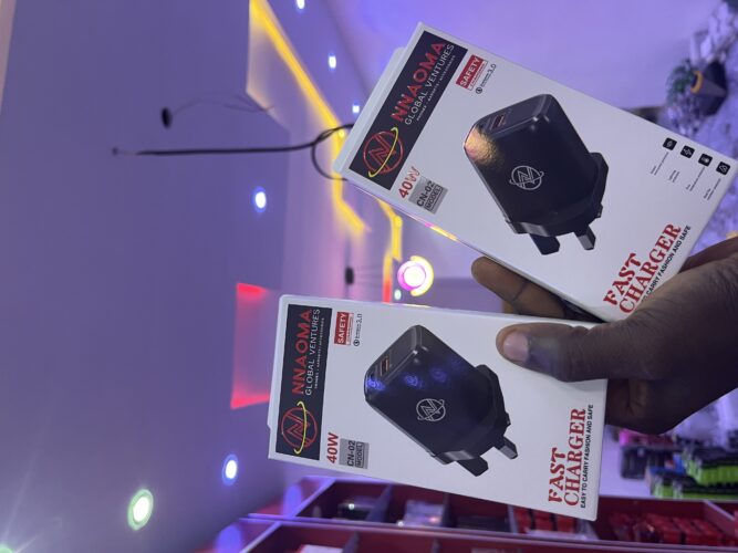 Nnaoma 40w fast charger type c owerri