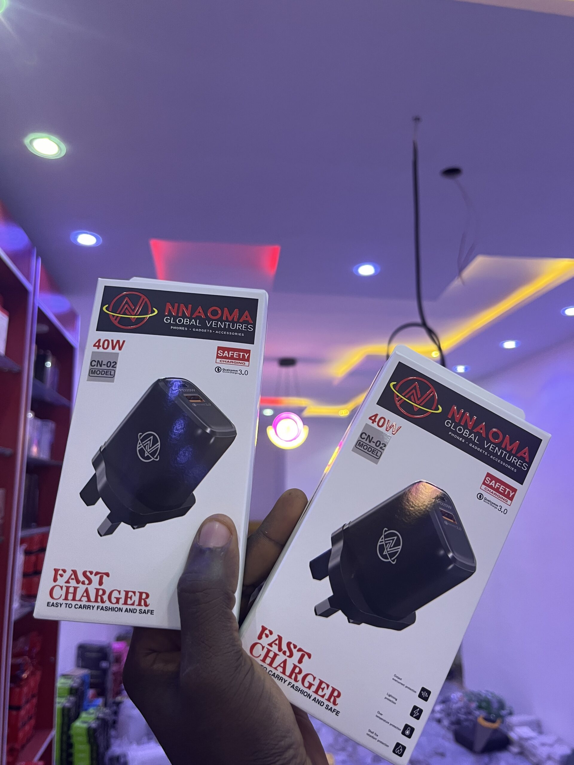 Nnaoma 40w fast charger type c owerri