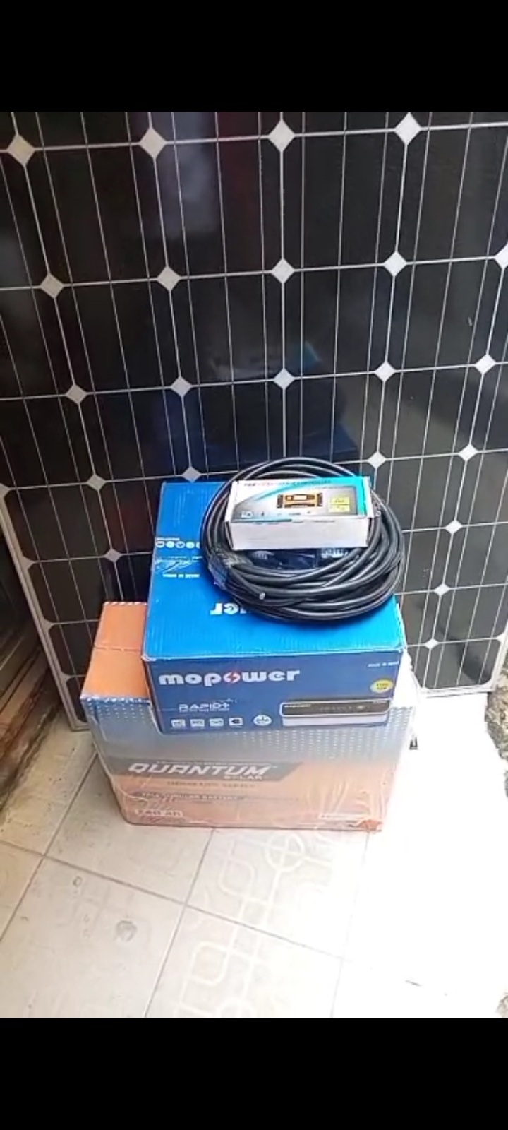 Low budget 1 battery solar installation package