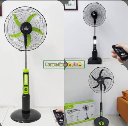REACHABLE SOLAR STANDING FAN