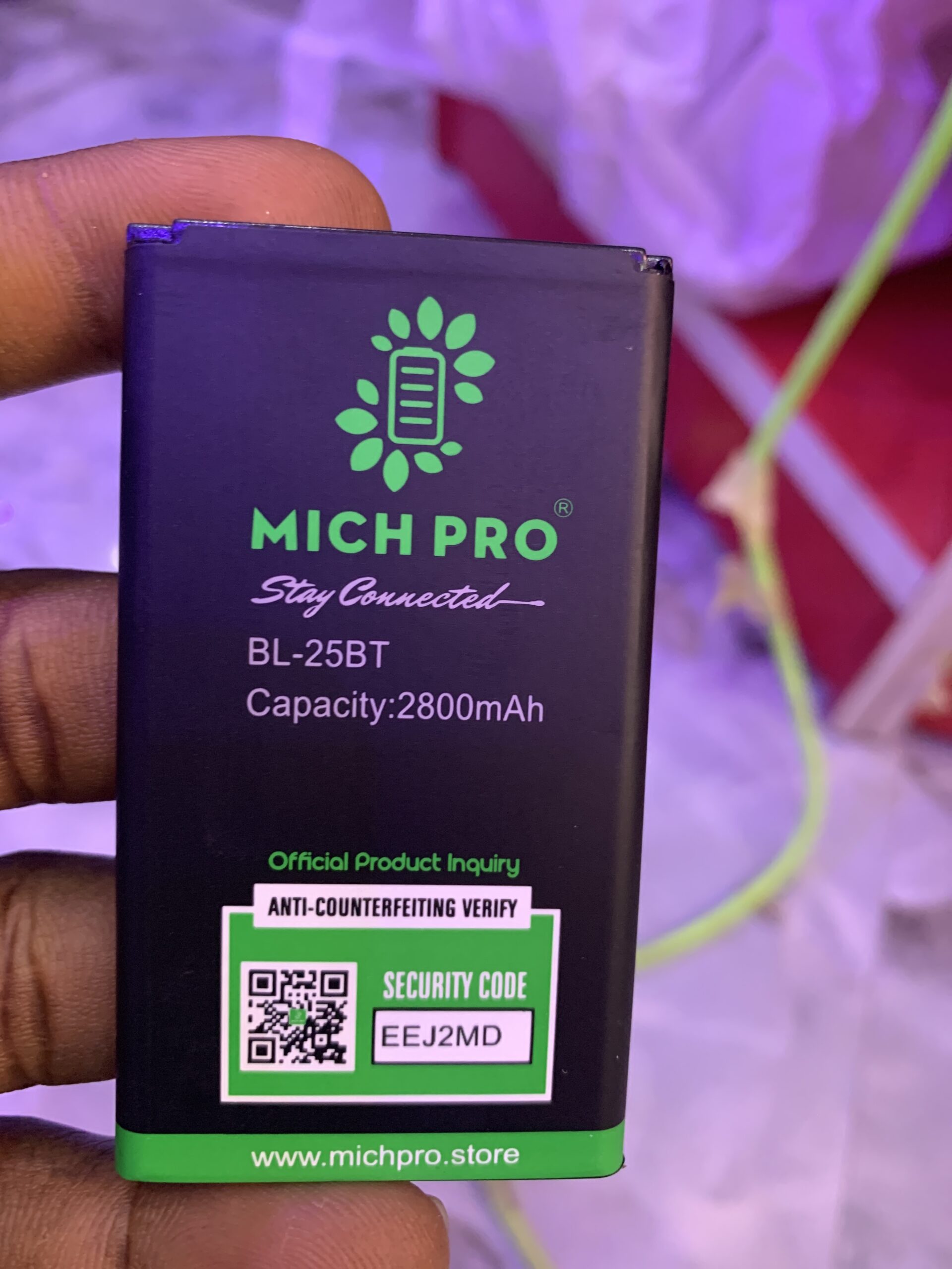 Mich pro 2800mah battery