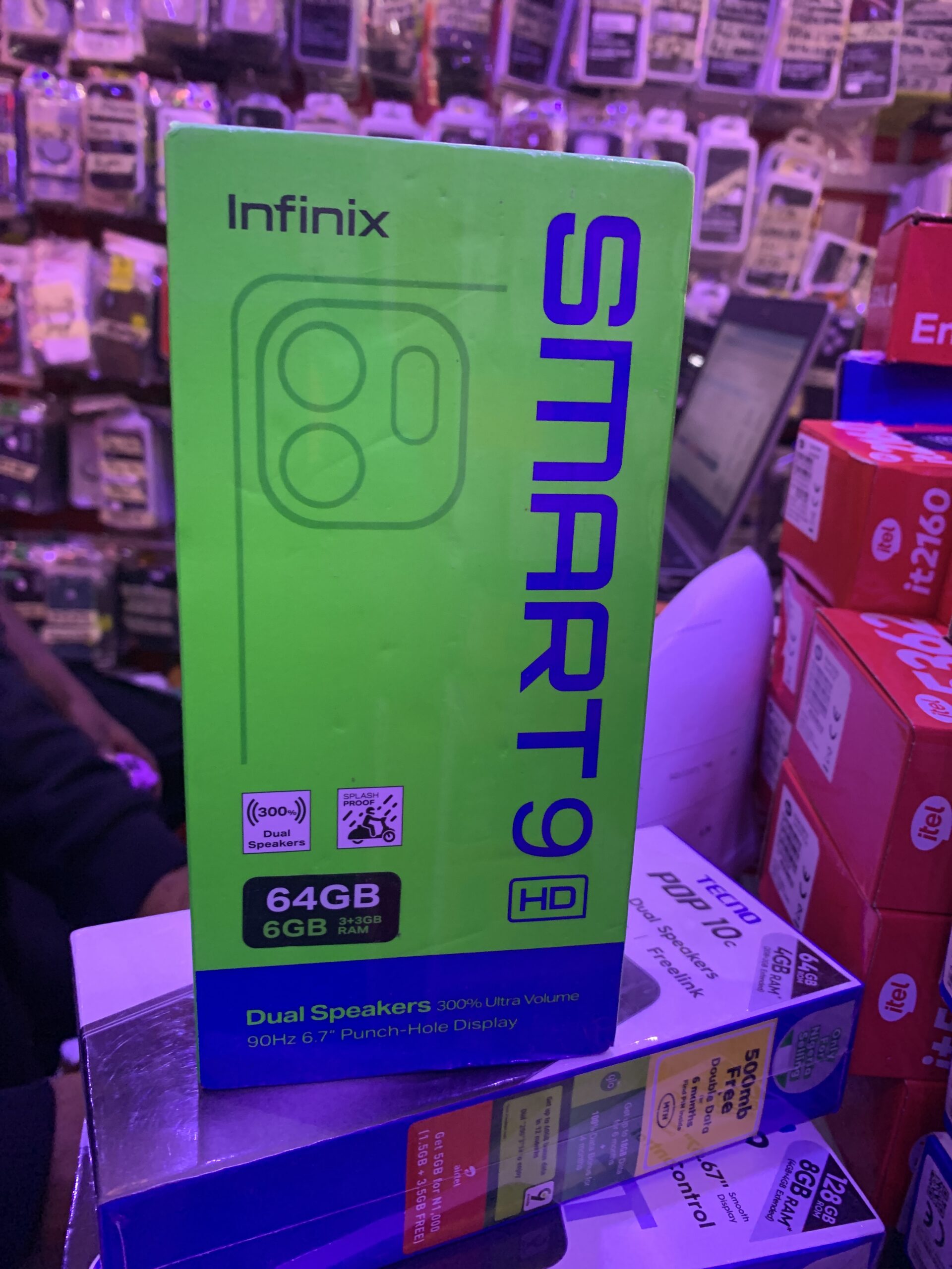 INFINIX smart 9 64gb rom 6gb Ram