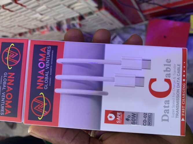 Nnaoma fast charger type c 60w