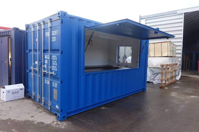 15ft empty container caravan for sale