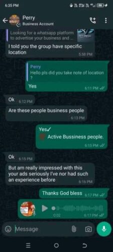 Business, Page, WhatsApp group Advert & Promotions
