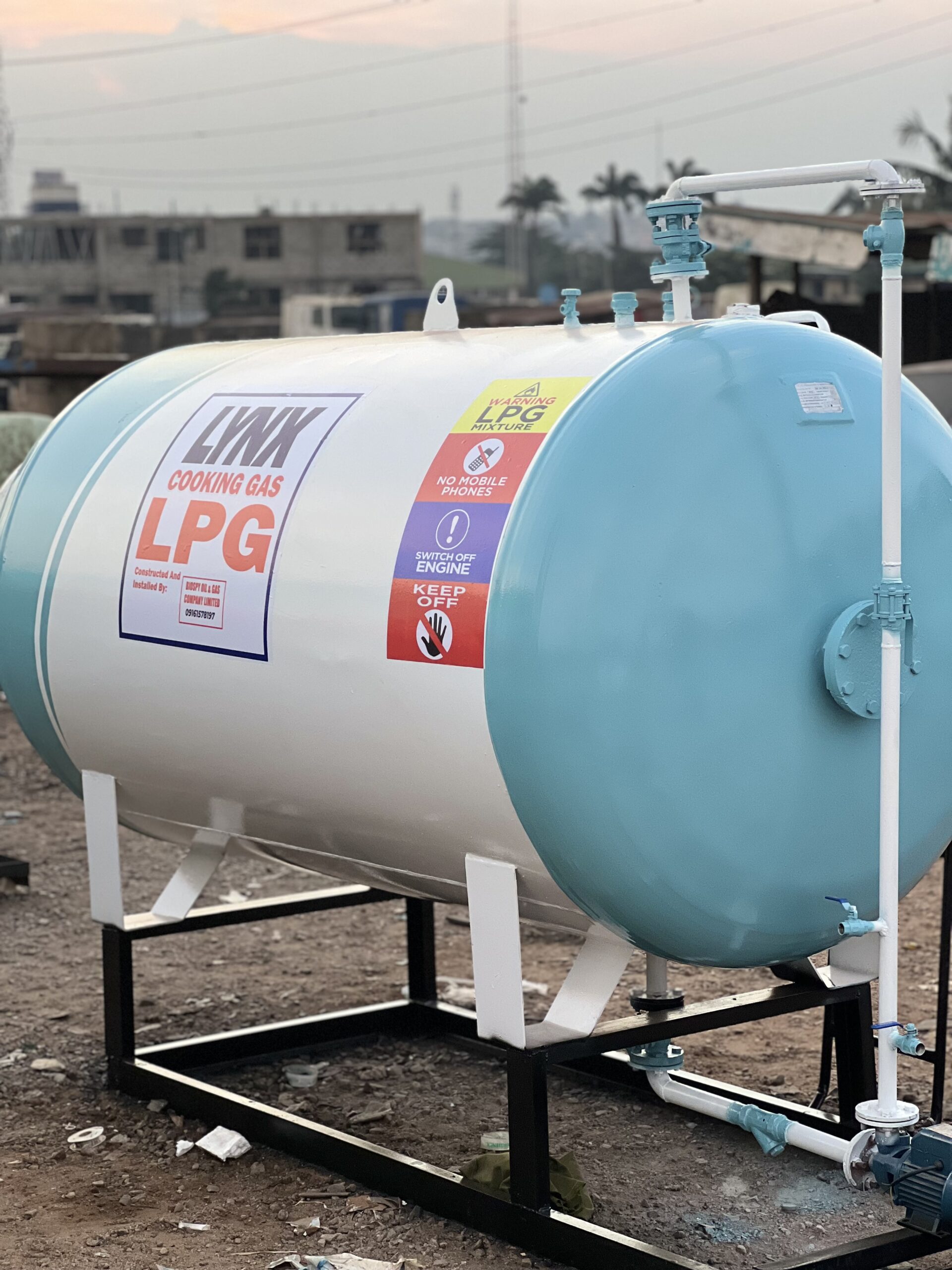 LPG GAS TANK STORAGE