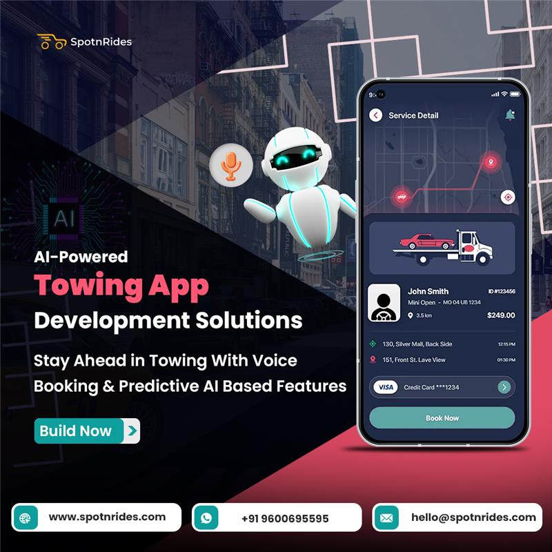 SpotnRides Uber for Tow Truck Solution – Fast & Reliable Roadside Rescue