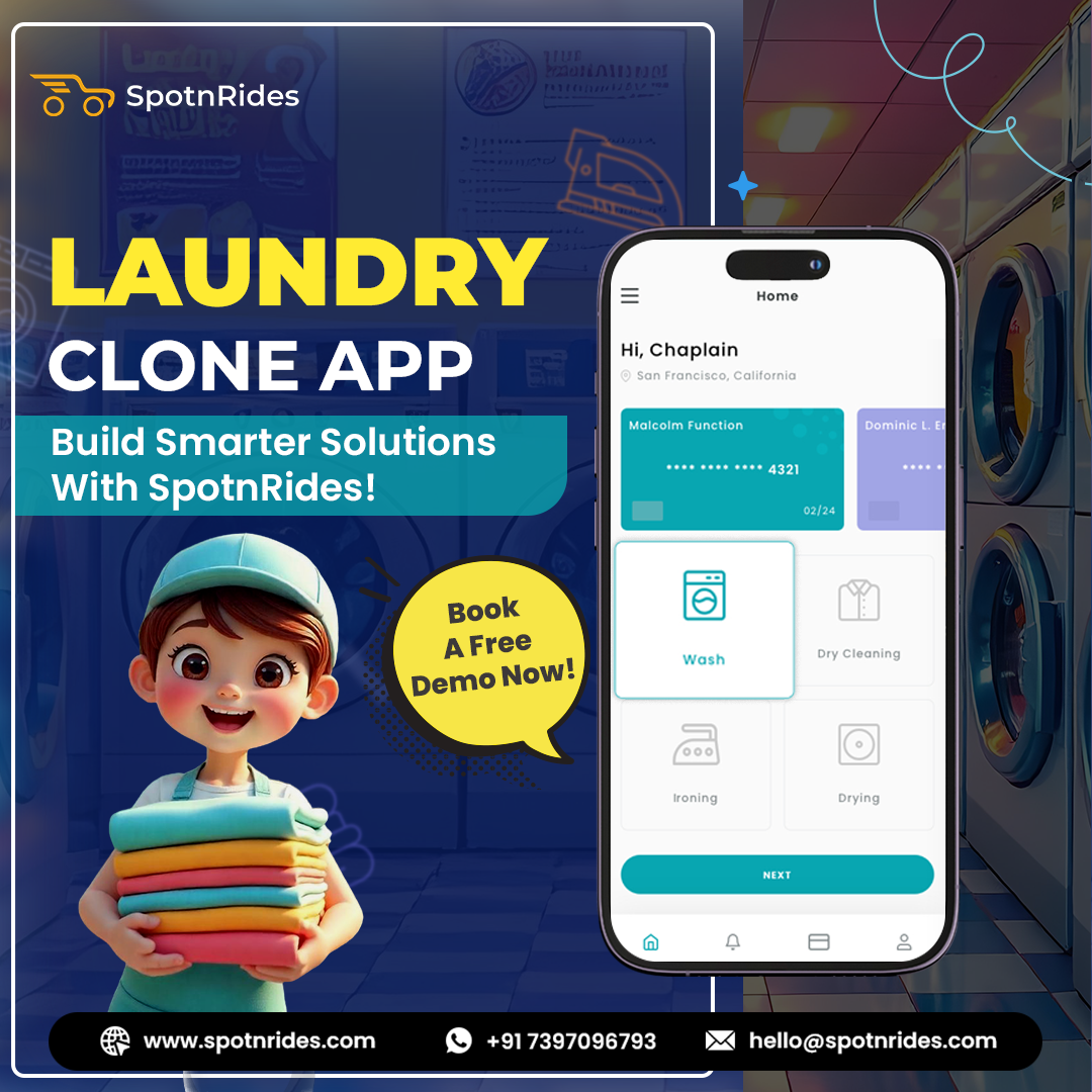 Uber for Laundry App Development – SpotnRides