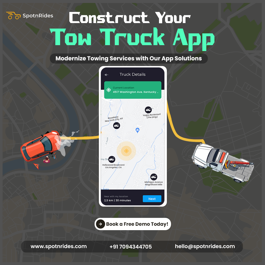 Uber For Tow Truck – SpotnRides