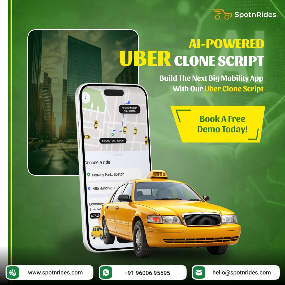 Grow Smarter with SpotnRides Uber Like Taxi App