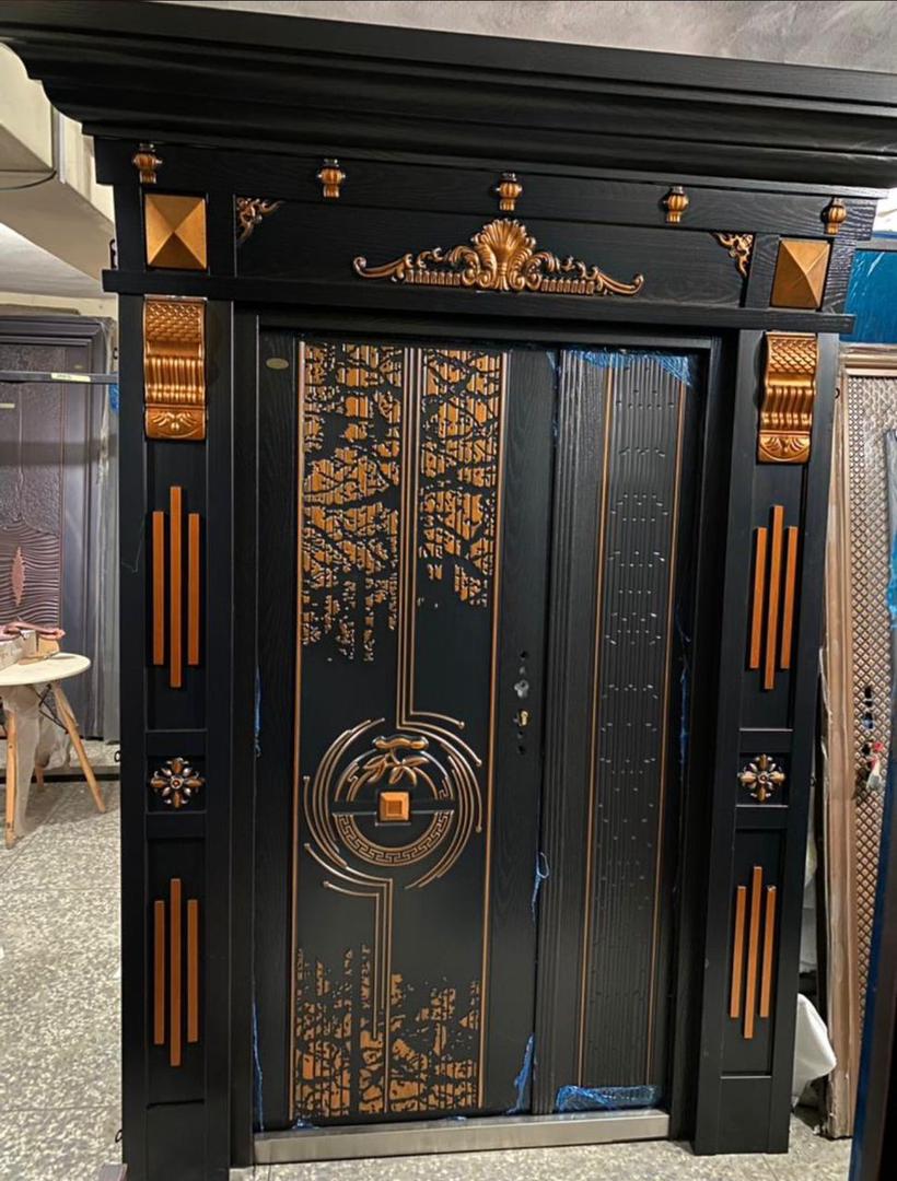 Luxury Copper Door with Arch