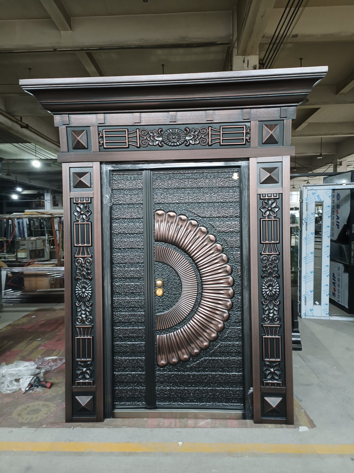 Luxury cast copper Security doors