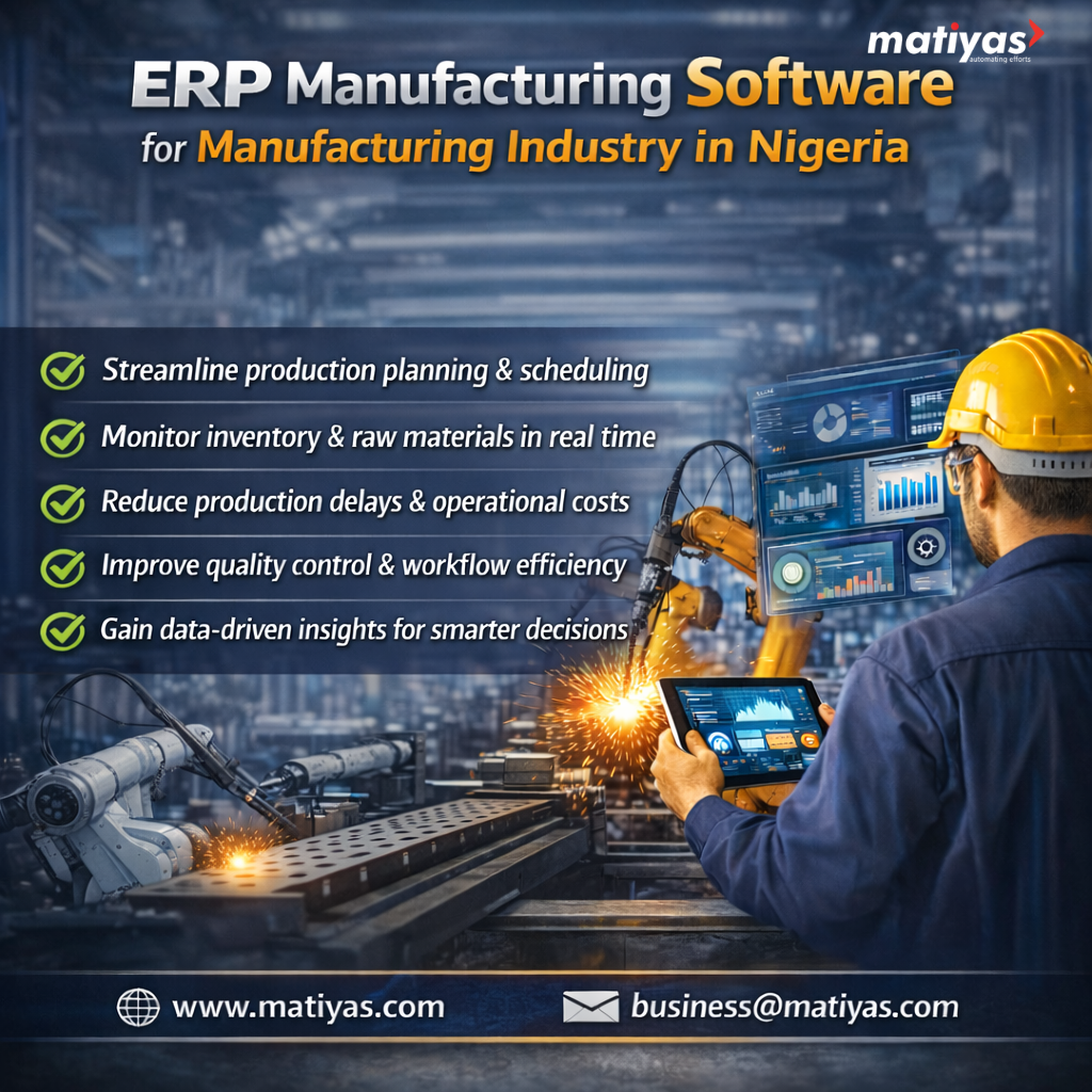 ERP Manufacturing Software for Manufacturing Industry in Nigeria