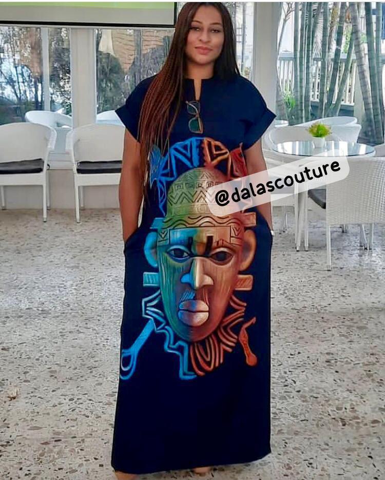 Luxury BuoBuo Gowns and Adire Pant Collections