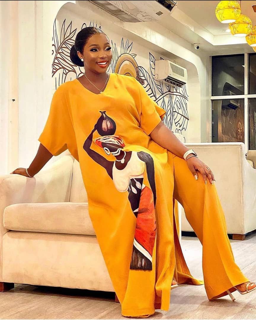 Luxury BuoBuo Gowns and Adire Pant Collections