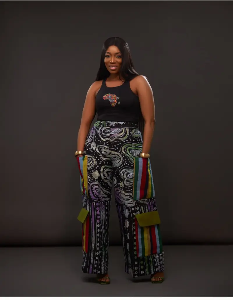 Luxury BuoBuo Gowns and Adire Pant Collections