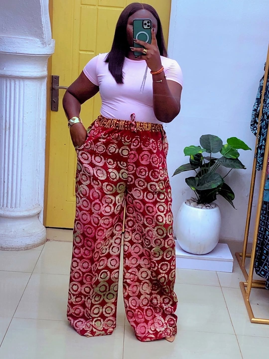 Luxury BuoBuo Gowns and Adire Pant Collections