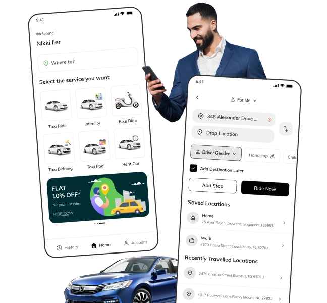 FOX-TAXI –Launch a Smarter Taxi Business with an AI Powered Uber Clone