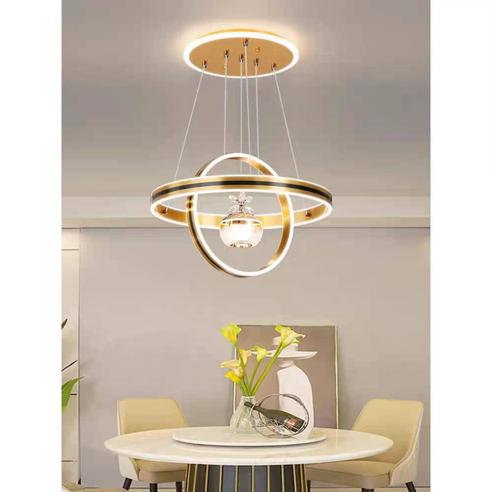 Golden Galaxy Led Chandelier for Dining